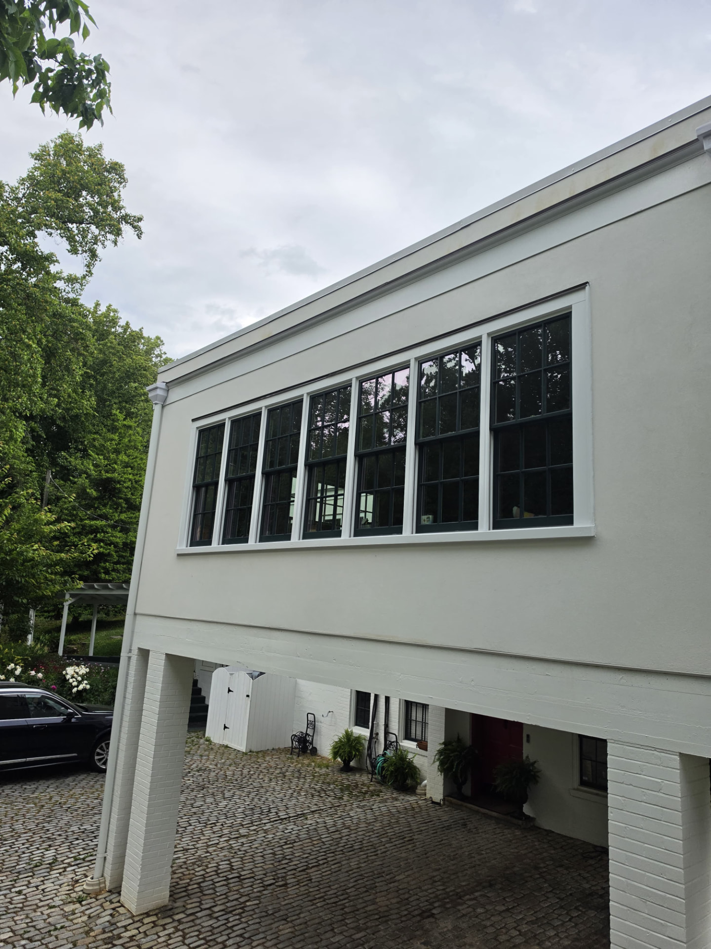 Window wall repaint and sash restoration — Real AJN Handyman LLC project