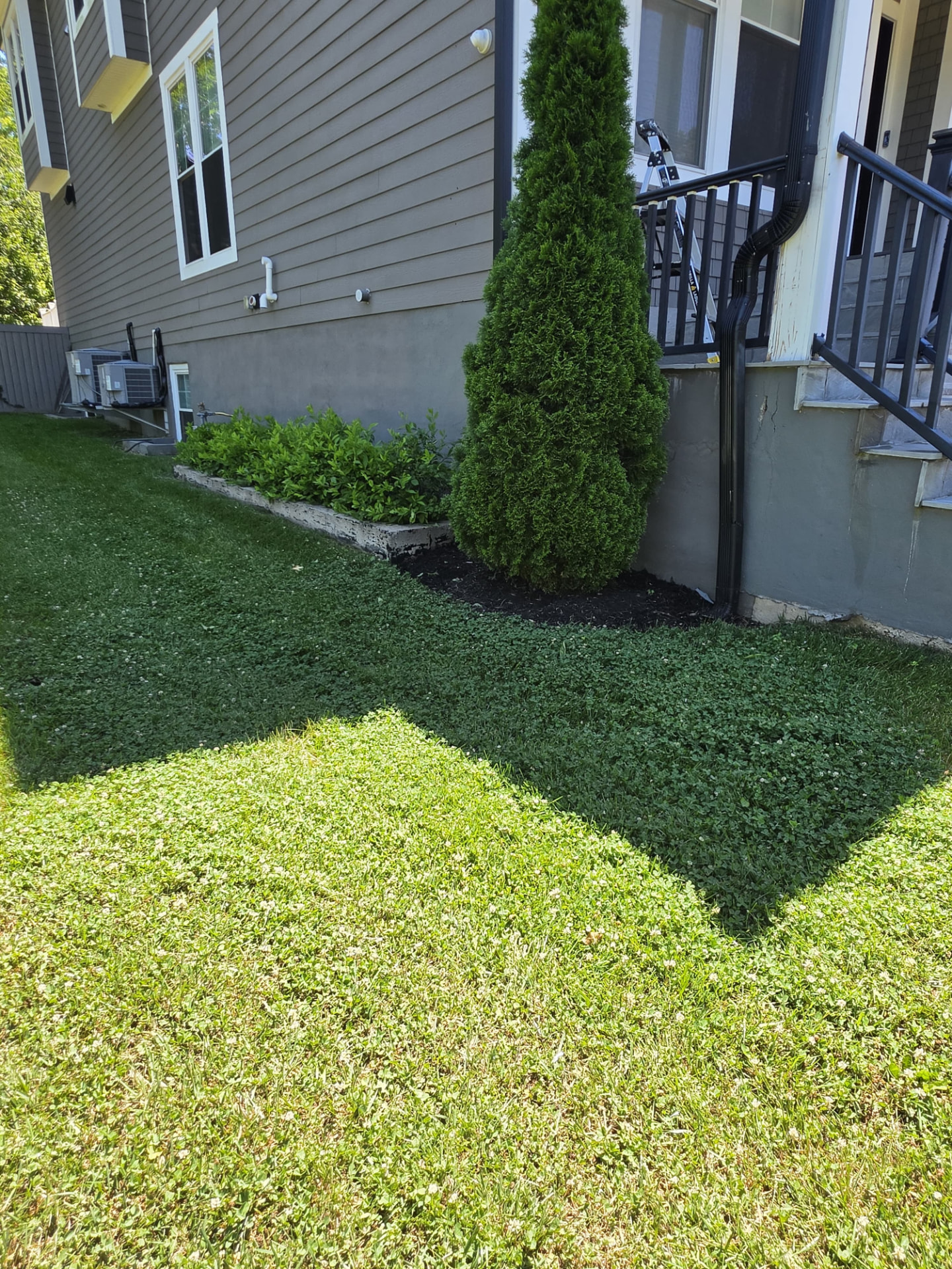 Yard restored after exterior work — Real AJN Handyman LLC project
