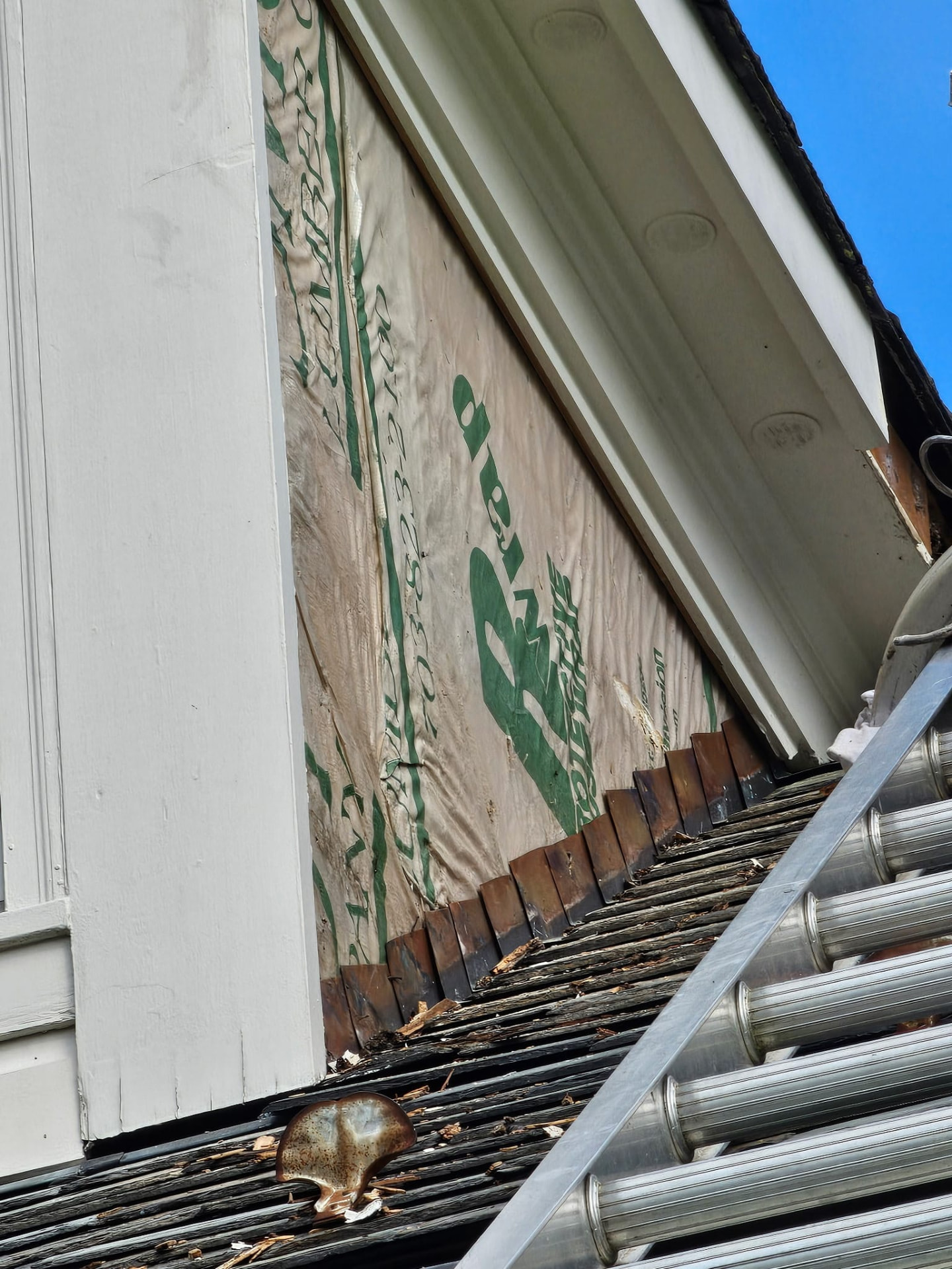 Dormer sheathing opened and rebuilt — Real AJN Handyman LLC project